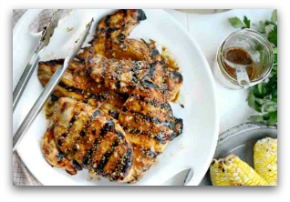 A Simple Honey Mustard Grilled Chicken 