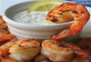 Grilled Shrimp with Lemon Aioli