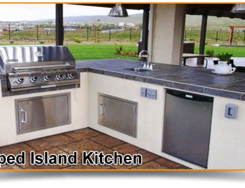 L-shaped Island Kitchen